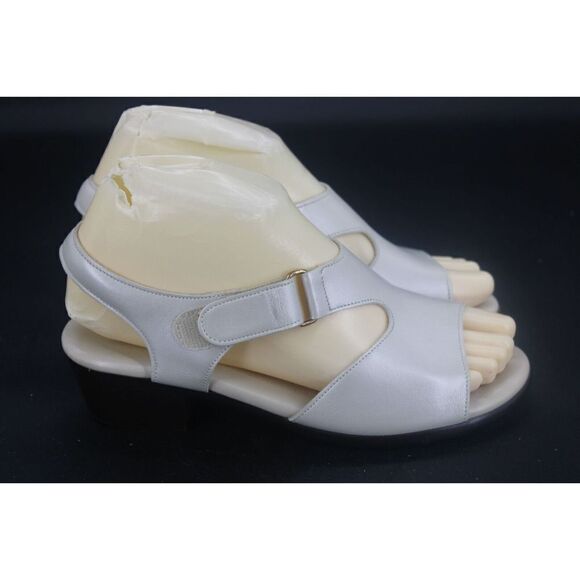 SAS Suntimer Heel Strap Sandal Beige 6m Excellent Condition - Picture 1 of 7